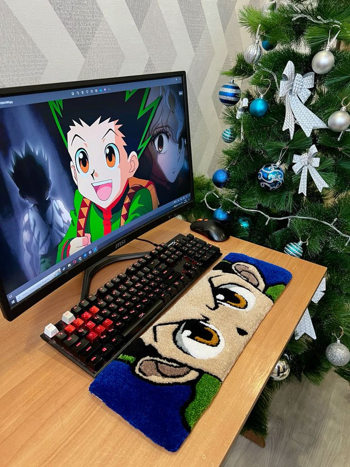 Anime keyboard rug